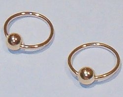 24 GOLD Tone Nipple Rings Top quality